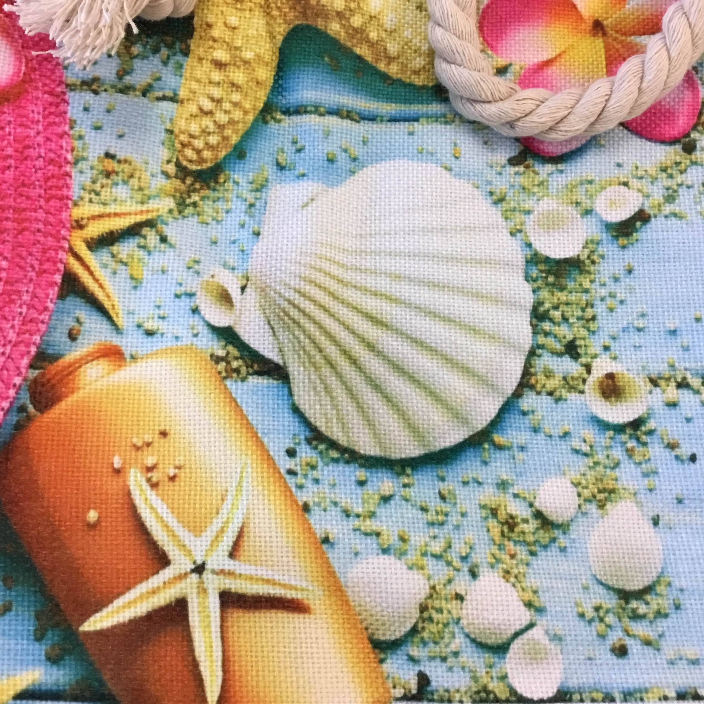 Strandtasche mit Holzsteg Design