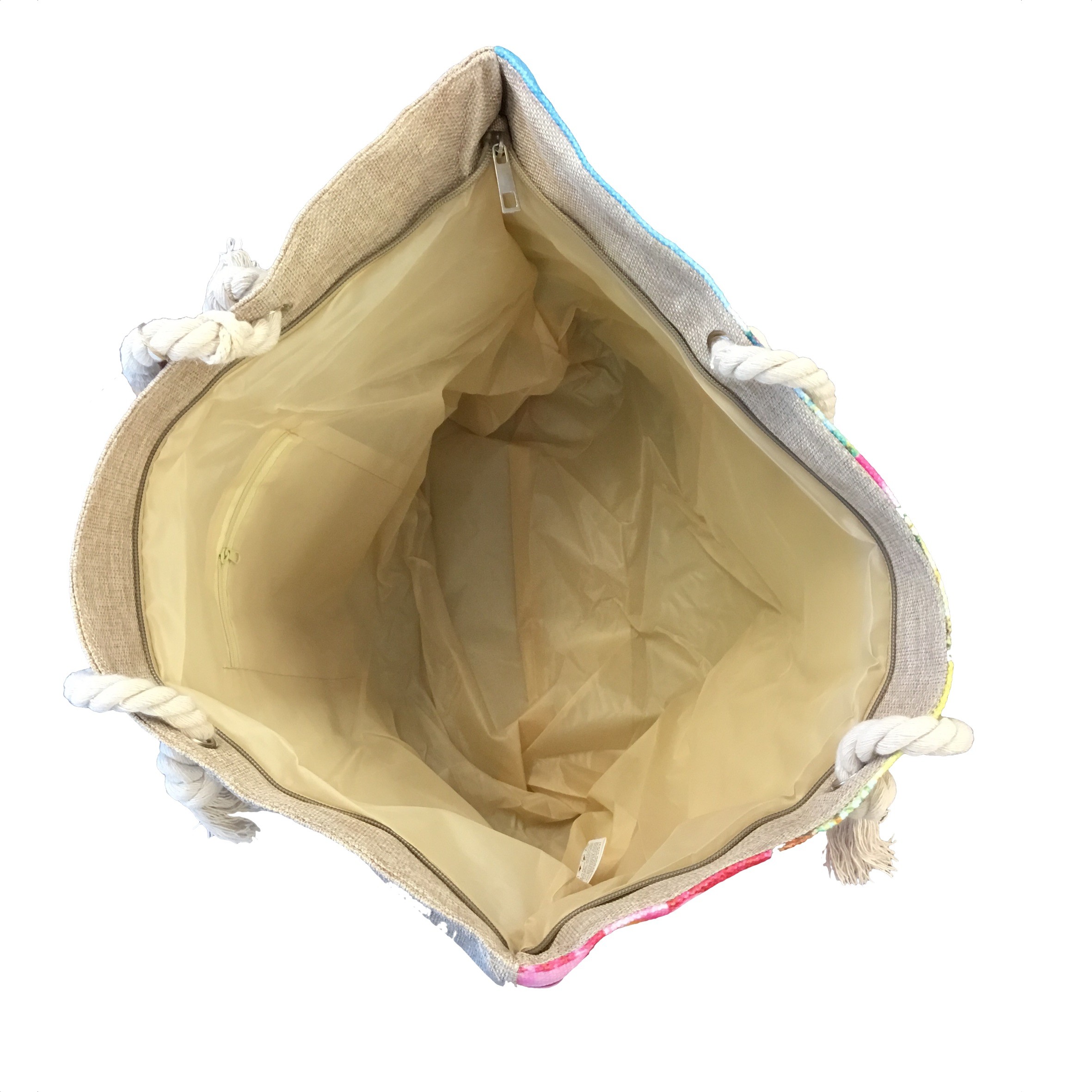 Strandtasche mit Holzsteg Design