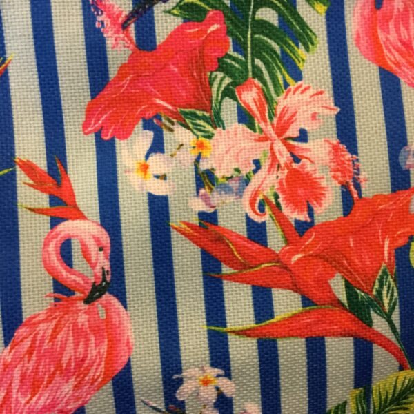 Strandtasche mit Flamingo Sujet