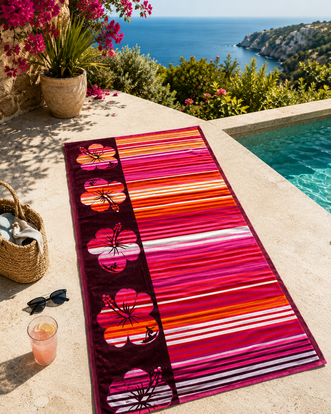 Hawaii Girls, XL-Strandtuch – Bild 5