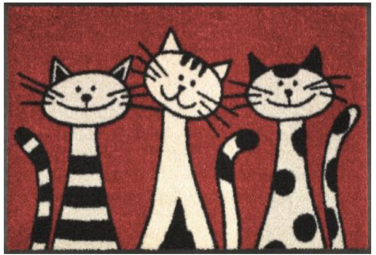 Fussmatte Wash & Dry Three Cats