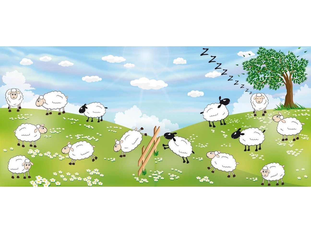 Linea Fix Sheeps, springende Schafe – Bild 2