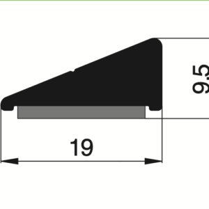 Überfahrprofil für Insektenschutzbodenschienen