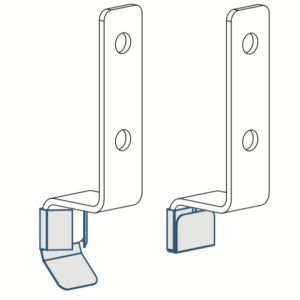 Schutzabdeckung für Winkellaschen, Transparent