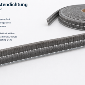 PP-Bürstendichtung 4.8mm mit Steppfaden