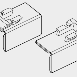 Luxaflex Gelenkklebeplatten Set für Falzmontage