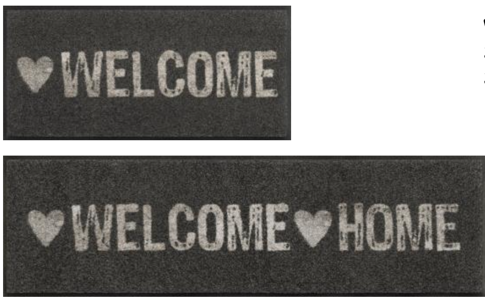 Fussmatte Warmly Welcome