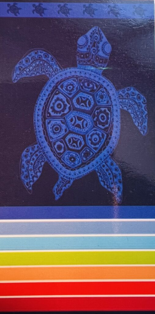 Turtle color, Strandtuch 2. Qualität