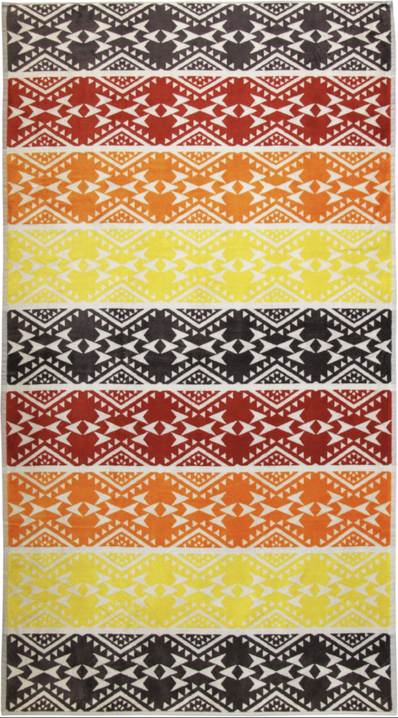 Ornato orange Strandtuch XL