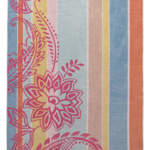 Paisley coral Strandtuch XL