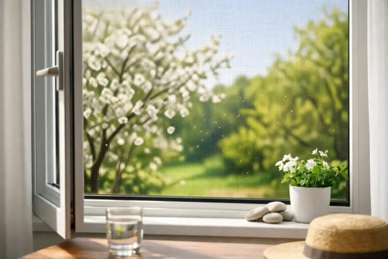 Pollenschutzgitter für ruhige Frühlingstage