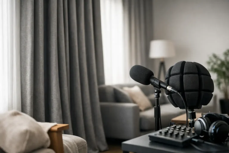 Welche Vorhänge verbessern die Akustik?