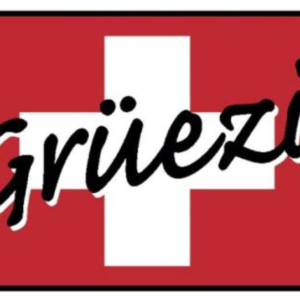 Fussmatte Wash & Dry Grüezi