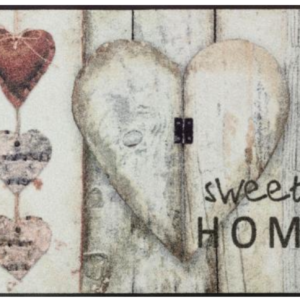 Fussmatte Wash & Dry Vintage Hearts