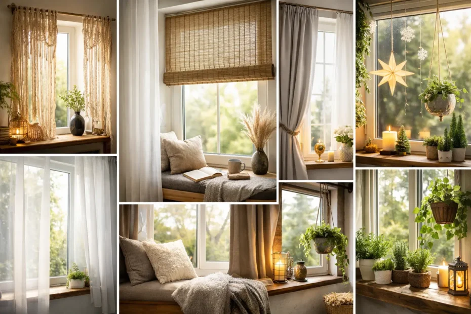 7 Ideen für Fensterdekoration im Zuhause