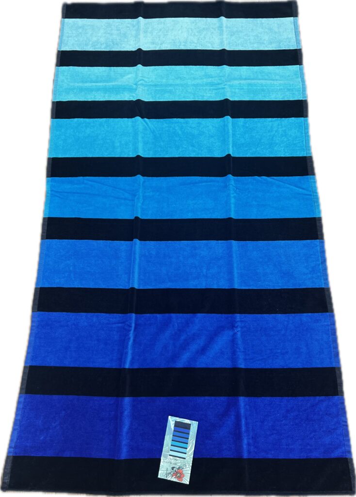 Blue Block, Strandtuch
