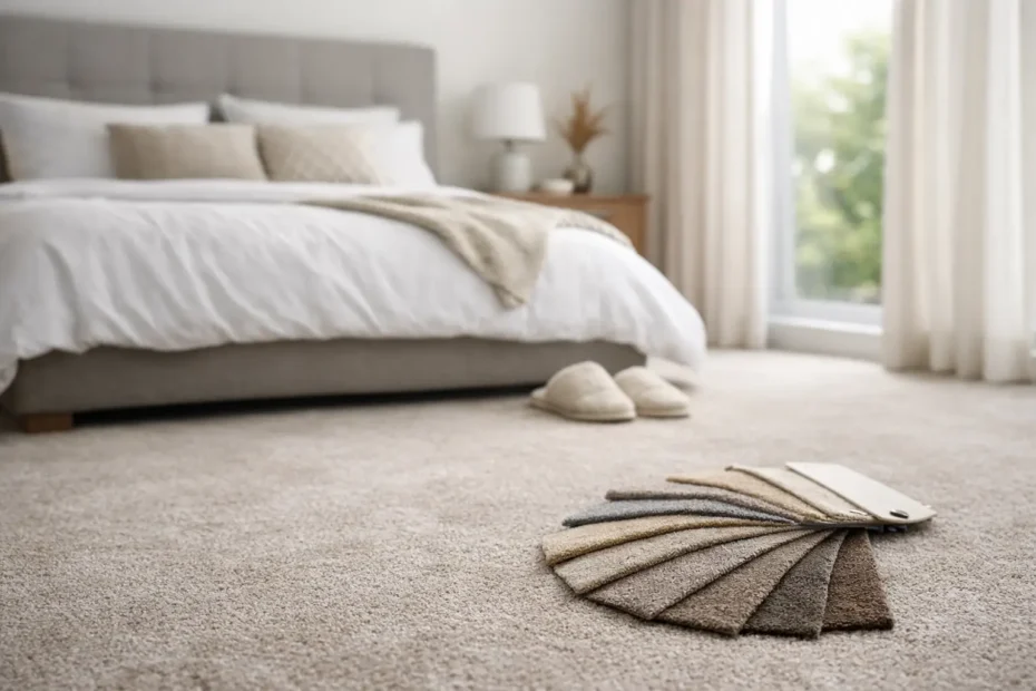 Teppichboden im Schlafzimmer passend auswählen