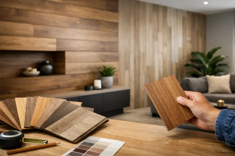 Wandverkleidung innen in Holzoptik richtig wählen