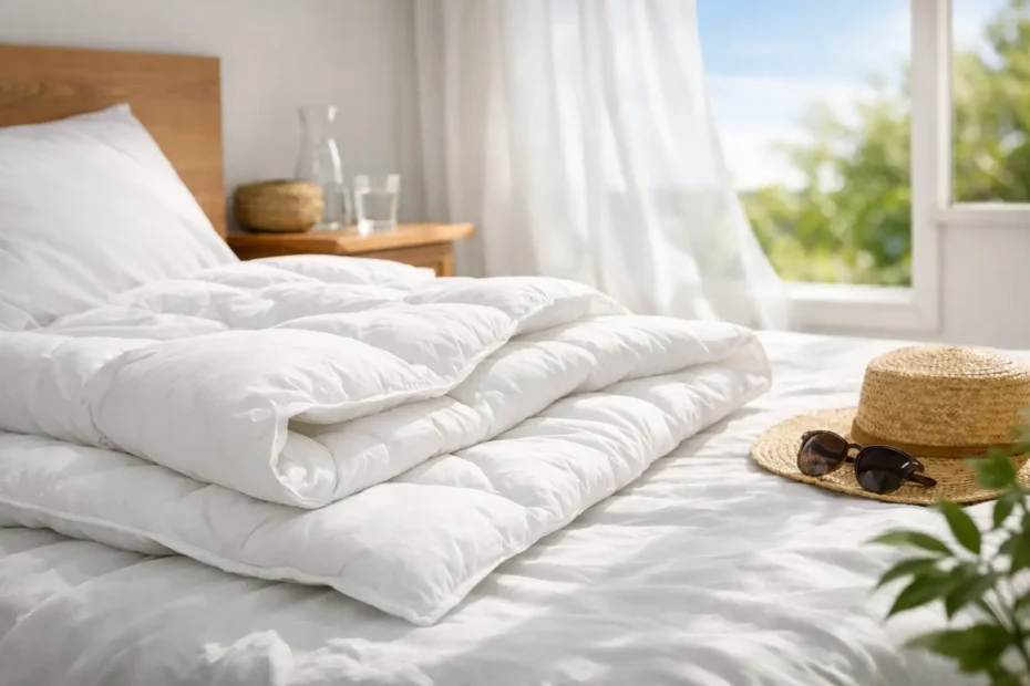 Duvet passend für den Sommer richtig wählen