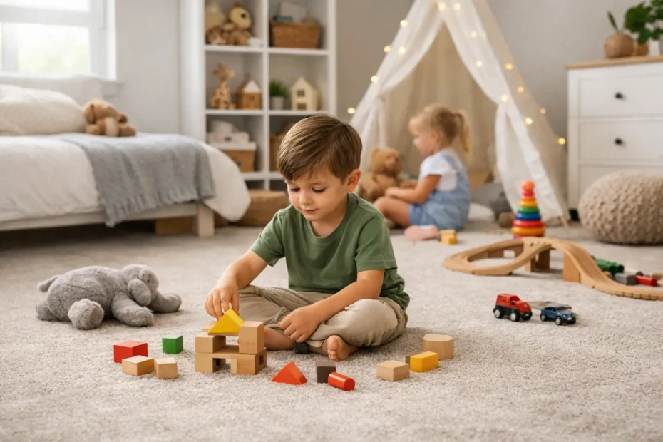 Teppichboden im Kinderzimmer: Vorteile im Alltag