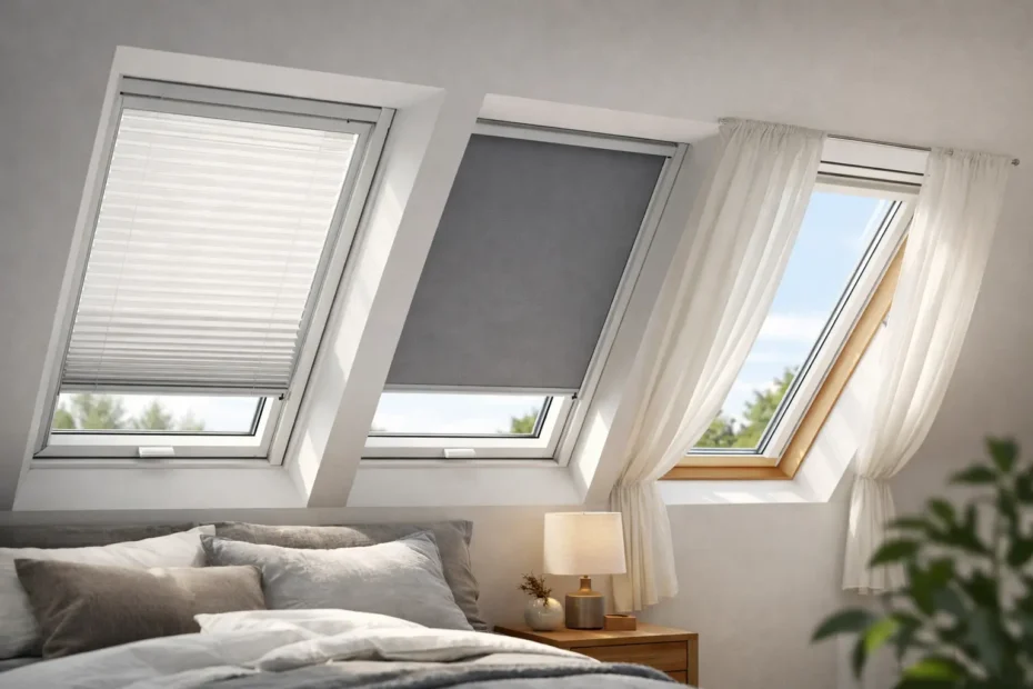 Beste Vorhanglösungen für Dachfenster wählen