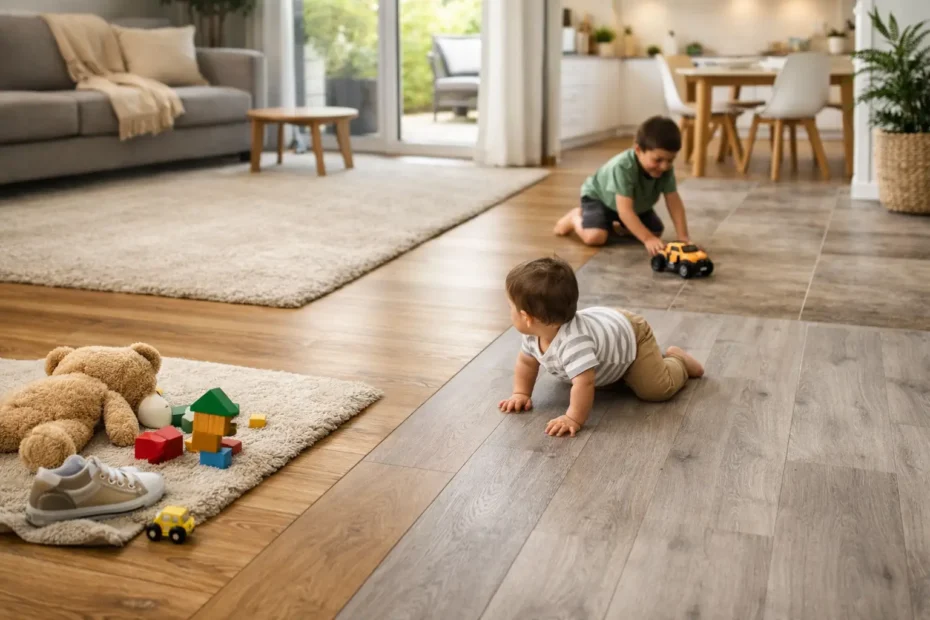 Die besten Bodenbeläge für den Familienhaushalt