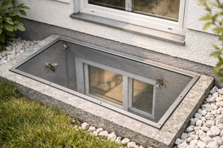Leitfaden für Insektenschutz bei Lichtschächten