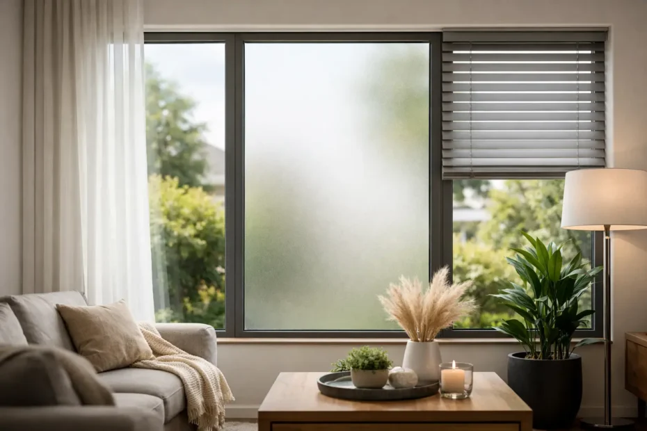 Sichtschutz Fenster Wohnzimmer richtig planen