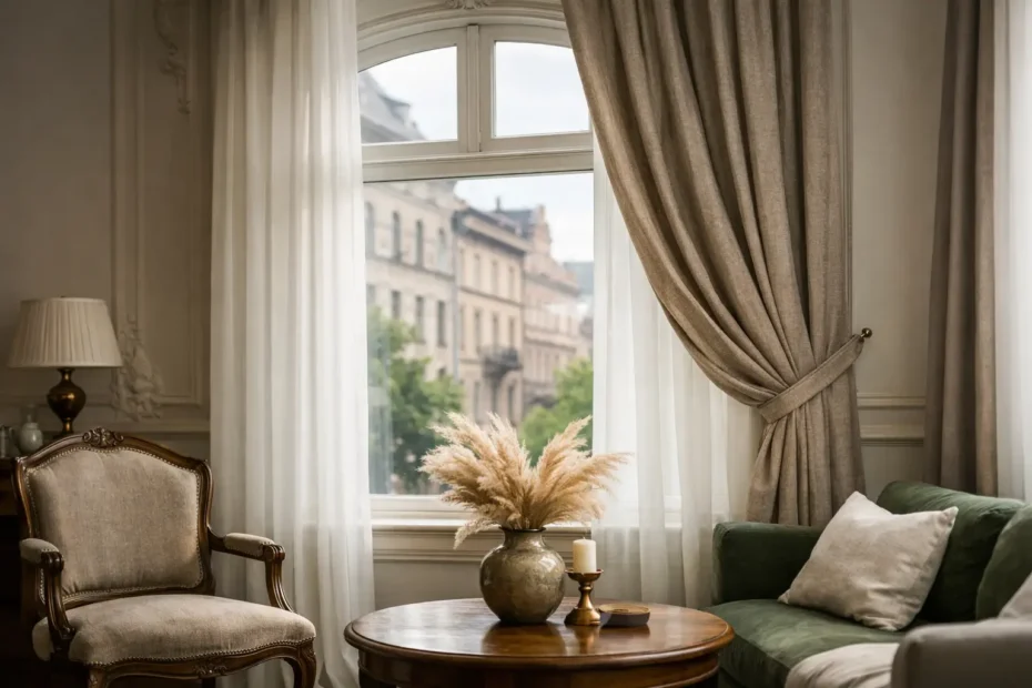 Die besten Vorhänge für den Altbau wählen