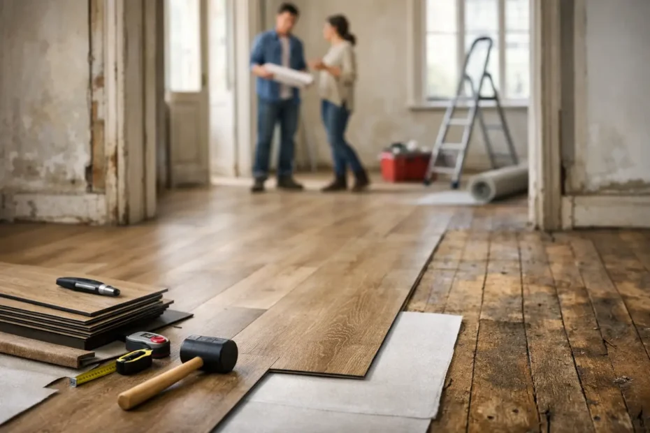 Vinylboden im Altbau erneuern - richtig planen